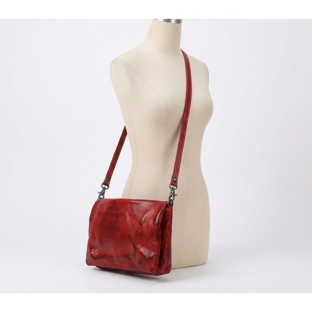 NEW BEDSTU cadence bag in red rustic